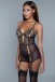 BeWicked - 1955 Jessica Chemise - Black - M photo-3