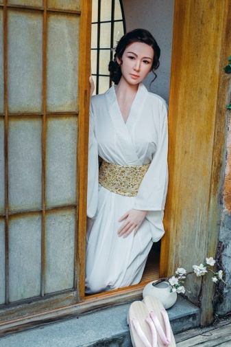 Keiko Japanese Realistic Sex Doll, Big Breasts, Ultra Soft Silicone 172 cm (5’6 ft) photo