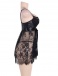 Ohyeah - Lace Chest Pad Babydoll - Black - M photo-7