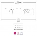 Obsessive - Miamor 開檔內褲 - 黑色 - L/XL 照片-12