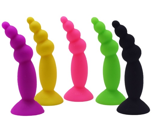 FAAK - Silicone Mini Anal Beads - Purple photo