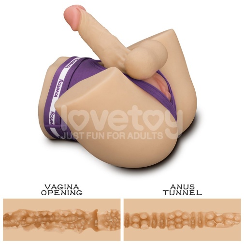 Lovetoy - Streetgirl's #19 電動自慰器連仿真假陽具 2.8公斤 - 肉色 照片
