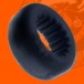 Oxballs - AXIS Rib Griphold Cockring - Black Ice photo-2