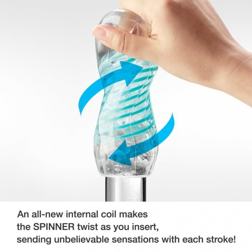 Tenga - Spinner 01 Tetra 飛機杯 - 藍色 照片