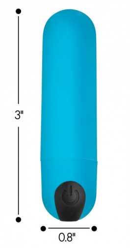 Bang! - 21X Vibro Bullet w Remote - Blue photo