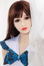 Asuka Asian Realistic Sex Doll, Super Real Breasts, Ultra Soft TPE 158 cm (5’2 ft) photo