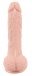 Medical Silicone - 推撞仿真陽具震動棒 - 肉色 照片-4