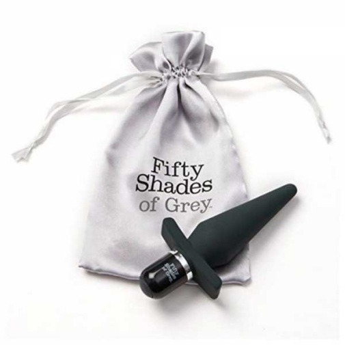 Fifty Shades of Grey - Delicious Fullness T-shaped底震動肛塞 - 黑色 照片