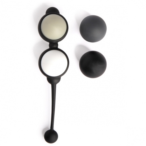 Fifty Shades of Grey - Beyond Aroused Kegel Balls Set - Grey/Black photo