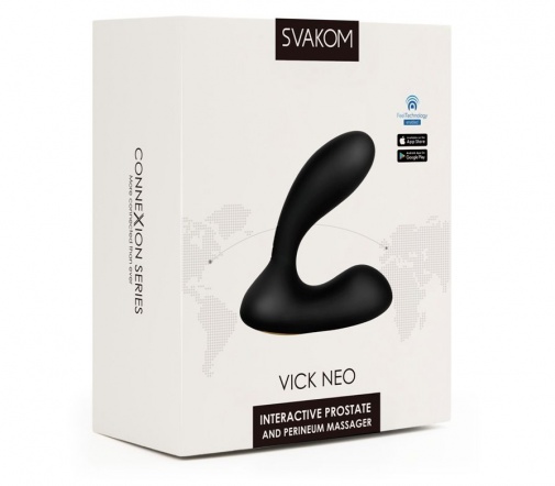 SVAKOM - Vick Neo 前列腺震動器 - 黑色 照片