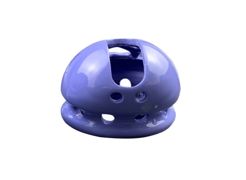 FAAK - Resin Chastity Cage 107 - Blue photo