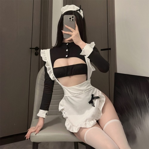 KR - 性感女僕羞恥系服裝 KRW-098 - 黑色 照片