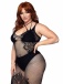 Leg Avenue - Sweet Sensation Dress - Black - Plus Size photo-5