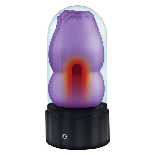 Nasstoys - Delite Rose 柔軟自慰器連加熱底座 - 紫色 照片