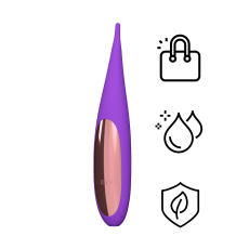 Lelo - DOT Travel 小巧陰蒂點潮筆震動器 - 紫色 照片