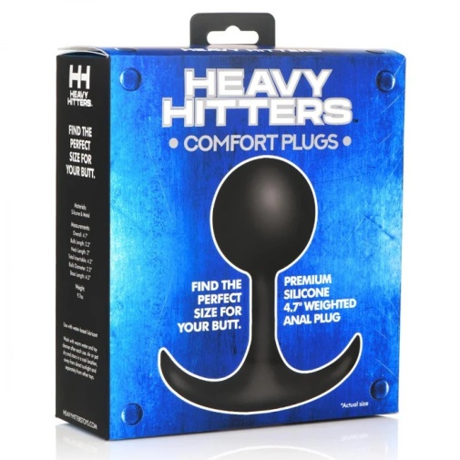 Heavy Hitters - Weighted Round Plug XL - Black photo