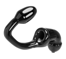Oxballs - Tailpipe Chastity Cock Asslock - Black photo