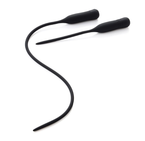 MT - Vibro 震動尿道塞 11cm - Black 照片