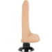Basecock - 2in1 Vibro Dildo w Balls 18.5cm - Flesh photo