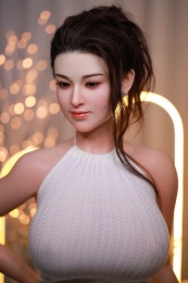 Bora 亞洲曲線真實感實體娃娃，大胸，超軟硅膠材質，162 cm 照片