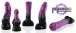 HellHound - Trojan Dildo - Black Purple - S photo-8