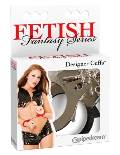 Fetish Fantasy - Designer 金屬手銬 - 銀色 照片