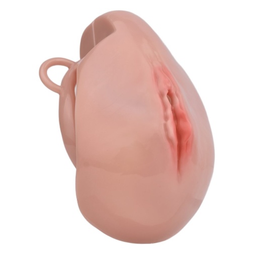 FAAK - Clitoris Chastity Cage w Belt & Plug - Skin photo