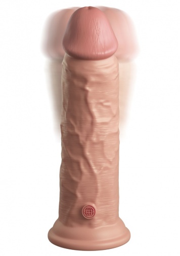 King Cock - 8" Elite Vibro Cock - Flesh photo