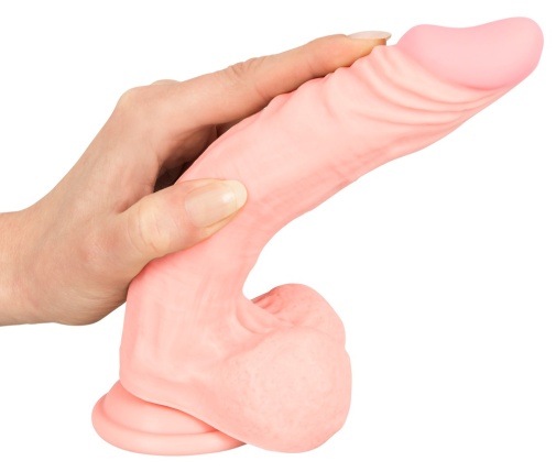 Medical Silicone - Dildo w Balls 21cm photo