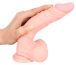 Medical Silicone - Dildo w Balls 21cm photo-6