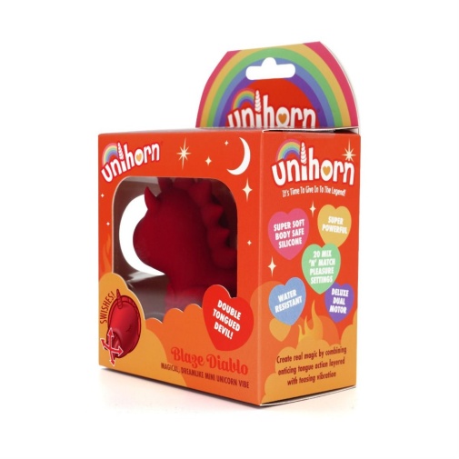 Unihorn - Blaze Diablo Clitoral Vibe - Red photo