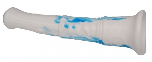 FAAK - Horse Long Dildo - White/Blue photo