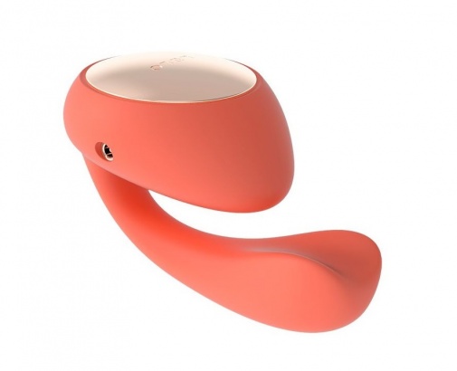 Lelo - Ida Wave APP Dual Vibrator - Coral Red photo