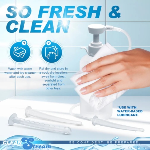Cleanstream - XL 灌腸瓶連三件套裝 照片