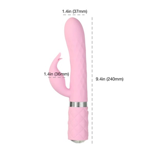 Pillow Talk - Lively Rabbit Vibrator – Pink photo