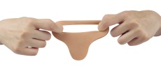 Lovetoy - 7" Ultra Soft Double Dildo - Flesh photo