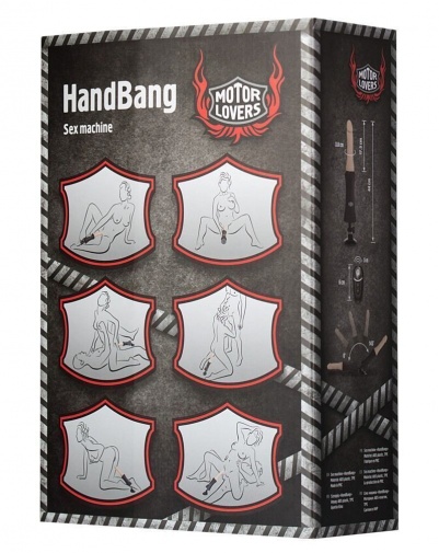 Motor Lovers - HandBang 加热性爱机器 - 黑色 照片