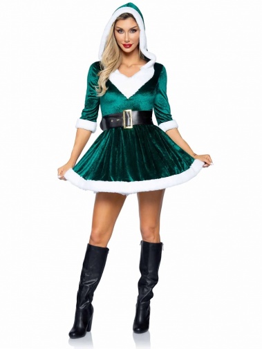 Leg Avenue - Mrs Claus Costume - Green - M/L photo