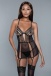 BeWicked - 1955 Jessica Chemise - Black - M photo