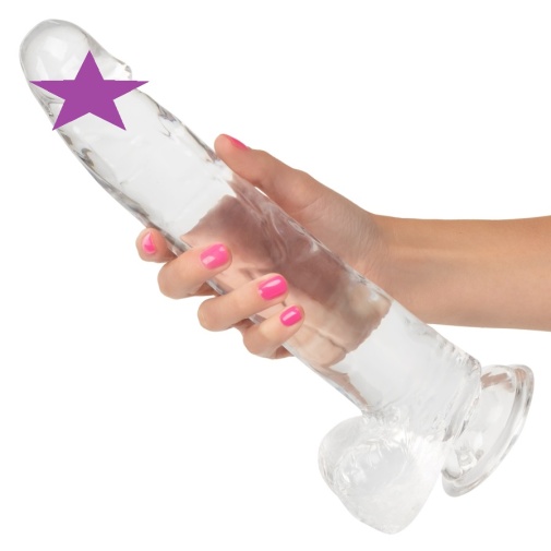 CEN - Size Queen 10" Dildo - Clear photo
