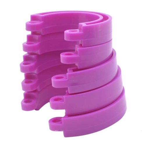 FAAK - Plastic Chastity Cage 23 - Purple photo