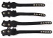 MT - Cat Leather Ankle Cuffs - Black photo-5