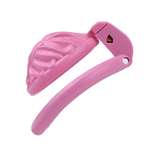 FAAK - Resin Pussy Chastity Cage - Pink photo