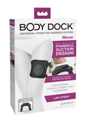 Pipedream - Body Dock 大腿穿戴式陽具束帶 - 黑色 照片