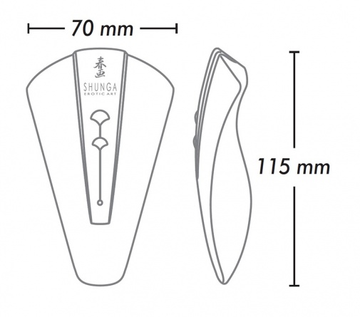Shunga - Obi Clitoral Massager - Rasberry photo
