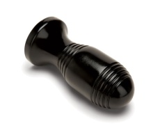 Prowler - Ribbed Anal Plug - Black photo