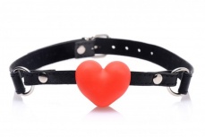 Frisky - Heart Beat Silicone Mouth Gag - Red photo