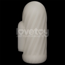 Lovetoy - Knights 柔軟震動陰莖套 - 螺旋紋 照片