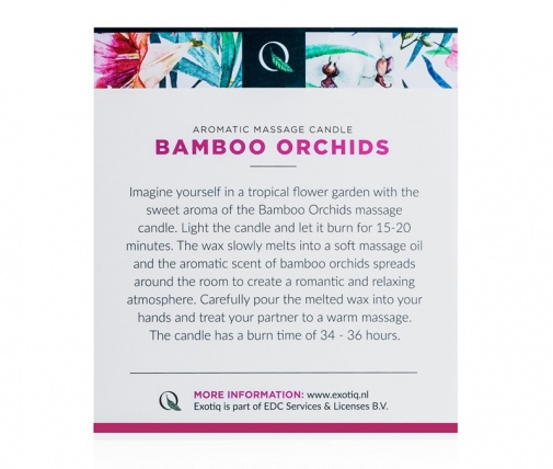 Exotiq - Massage Candle Bamboo Orchids - 200g photo