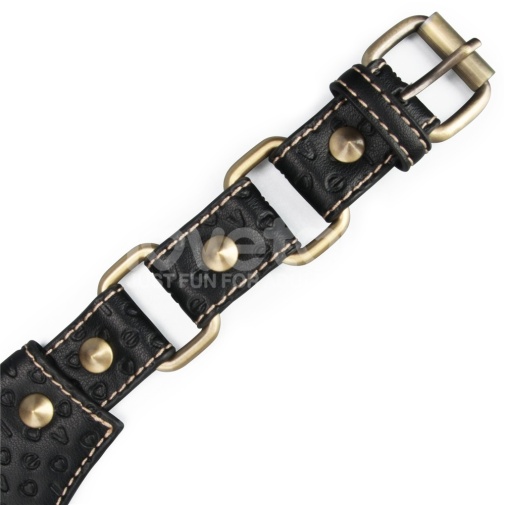 Lovetoy - Rebellion Reign Collar w Leash - Black photo